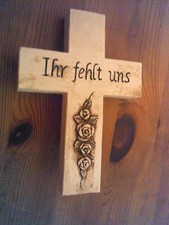 Grabkreuz beerdigung grabschmu gebraucht kaufen  Hannover