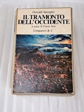 Oswald spengler tramonto usato  Roma