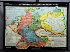 Schulwandkarte rollbild lehrta gebraucht kaufen  Berghülen