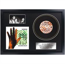 Genesis – Invisible Touch / Rock Memorabilia / LP / Lembrança em moldura preta comprar usado  Enviando para Brazil