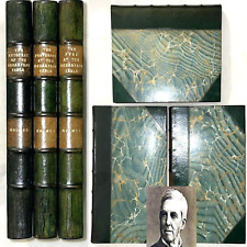 c1890 BREAKFAST TABLE SERIES OLIVER WENDELL HOLMES 3V SET LEATHER POET AUTOCRAT comprar usado  Enviando para Brazil