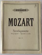 Mozart partition quintette d'occasion  Domont