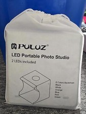 Estúdio fotográfico portátil LED PULUZ - 6 cenários coloridos incluídos comprar usado  Enviando para Brazil