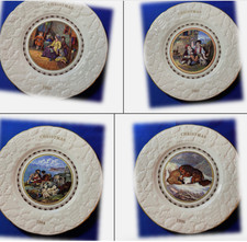Vintage christmas plates for sale  YORK
