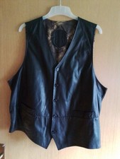 Herren leder weste gebraucht kaufen  Schellerten