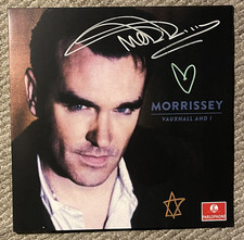 Morrissey ASSINADO Vauxhall And I LP de vinil da mercadoria oficial no show de Los Angeles, usado comprar usado  Enviando para Brazil