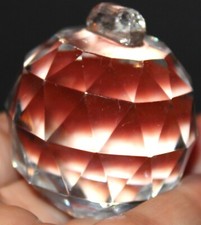 Lote #505 Brilhante grande pesado pingente ou ornamento de bola de cristal facetado, usado comprar usado  Enviando para Brazil
