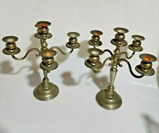 Coppia candelabri metallo usato  Ragalna