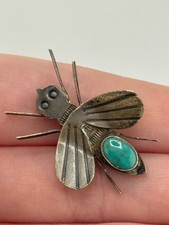 Broche vintage nativo americano prata turquesa mosca insetos insetos comprar usado Broche vintage nativo americano prata turquesa mosca insetos insetos comprar usado  Enviando para Brazil