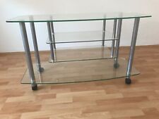 Fernsehtisch glas rollen gebraucht kaufen  Berlin
