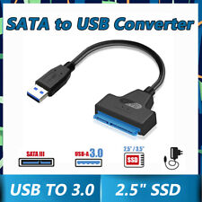 USB 3.0 to SATA External Converter Adapter Cable Lead for 2.5" HDD SSD SATA III na sprzedaż  Wysyłka do Poland