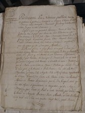 Document notarié thermidor d'occasion  Lamastre