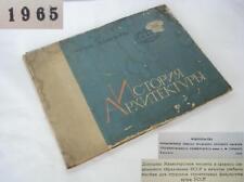 1965 VINTAGE USSR ALBUM HISTORY OF ARCHITECTURE BOOK comprar usado  Enviando para Brazil