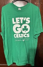 Camiseta masculina Boston Celtics Let's Go Celtics Playoff tamanho GG verde NBA comprar usado  Enviando para Brazil