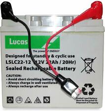 Lucas 12v 22ah for sale  GLASGOW