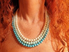 Collana donna orecchini usato  Italia