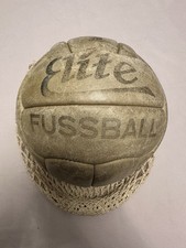 Vintage leder fußball gebraucht kaufen  Wiesbaden