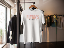 Camiseta FLYNNS ARCADE TRON INSPIRADA JOGOS RETRÔ ANOS 80 FILME FICÇÃO CIENTÍFICA ADULTOS CRIANÇAS comprar usado  Enviando para Brazil