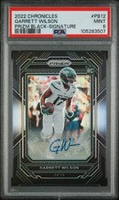 2022 Panini Chronicles PB-12 Garrett Wilson Prizm Black Rookie RC Auto PSA 9 comprar usado  Enviando para Brazil