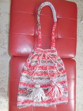 Sac tricot rouge d'occasion  Romorantin-Lanthenay