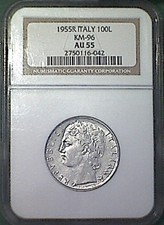 Italy 1955 lire usato Italy 1955 lire usato  Perugia