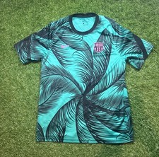 Usado, Camiseta de futebol FC Barcelona Nike kit de treinamento verde masculina grande comprar usado  Enviando para Brazil