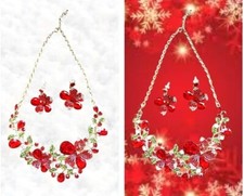 Red floral crystal for sale  Savannah