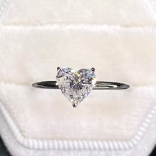 2ct heart shaped for sale  FELTHAM