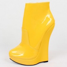 Botas de tornozelo femininas com zíper plataforma pista sexy boate punk salto alto bota comprar usado  Enviando para Brazil