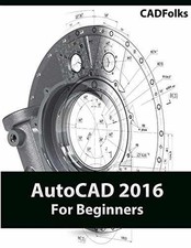 AutoCAD 2016 For Beginners - Paperback, by CADFolks - Very Good c comprar usado  Enviando para Brazil