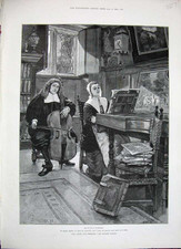 Old antique print for sale  UK