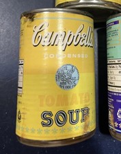 Latas de sopa Andy Warhol Campbell's - 2003 edição limitada - amarelo multicolorido comprar usado  Enviando para Brazil