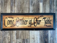 sign wood gather for sale  West Hartford