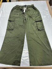 Calça Sanctuary Cargo Feminina Grande Verde Frente Plana Perna Larga Externa CEB209 comprar usado Calça Sanctuary Cargo Feminina Grande Verde Frente Plana Perna Larga Externa CEB209 comprar usado  Enviando para Brazil