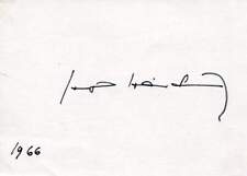 Hugo Hartung Pseud. N. Dymion autograph German writer Piroschka na sprzedaż  Wysyłka do Poland