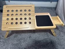 Bamboo wood foldable for sale  GRAYS