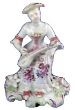 Usado, Antigüedad 18thC Derby Porcelana Señora Músico Figura Inglés Inglaterra comprar usado  Enviando para Brazil