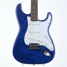 Guitarra elétrica Squier Affinity Stratocaster QMT azul safira usada comprar usado  Enviando para Brazil