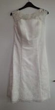 Brautkleid hochzeit standesamt gebraucht kaufen  Gotha-Umland