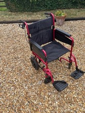 Lightweight folding wheelchair for sale  BEDFORD