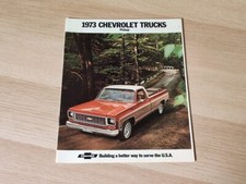 1973 CHEVROLET TRUCKS PICKUP [EN-US] - brochure / broszura / prospekt / deplint na sprzedaż  PL