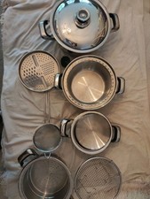 Topfset edelstahl gebraucht kaufen  Hilchenbach