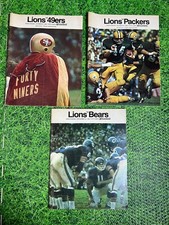 1968 lions programs for sale  Toledo