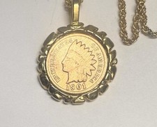 Coin pendant vintage for sale  Edgewater