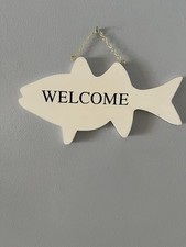Welcome white wooden for sale  Hammonton