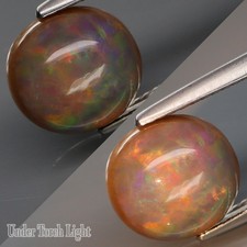 3,03Ct.Odporny MOCNY Naturalny karmel i tęczowy kolor Błyszczący opal Etiopia na sprzedaż  Wysyłka do Poland