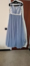 Dusty blue bridesmaid for sale  GLASTONBURY