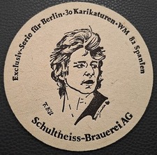 Bierdeckel schultheiss brauere gebraucht kaufen  Spenge