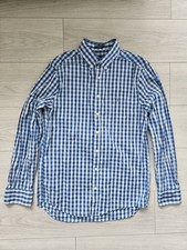 Gant blue check for sale  WEST BROMWICH