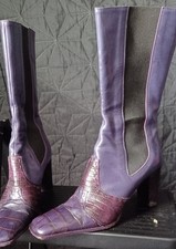 purple boots for sale  SOUTHSEA
